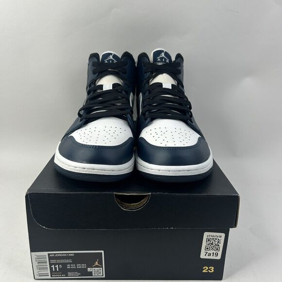 Nike Shoes Air Jordan 1 Mid Retro “Armory Navy” 2024 main image 4
